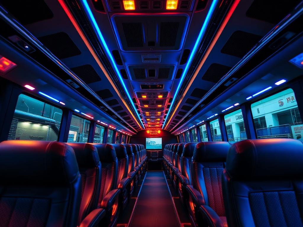 Luxury Bus  interior